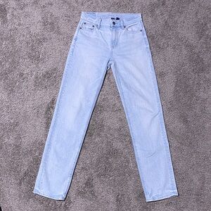 American Eagle Outfitters Light Blue Straight Leg Jeans